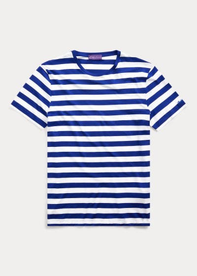 Men's Ralph Lauren Striped Lisle T Shirts | 109738IYX